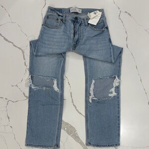 Abercrombie & Fitch Light Blue Relaxed Jeans